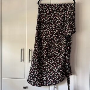 Women's Boho Skirt High Low Split Summer Beach Midi Wrap